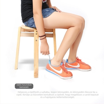 Rozsdamentes acél cipőkanál cipőemelő cipőviselőknek fém cipőkanál több méretű spot nagykereskedelmi külkereskedelmi forró eladás