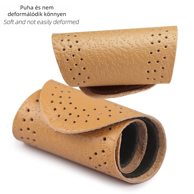 Bőr talpbetétek férfiaknak, vastagított első rétegű marhabőr, izzadságelnyelő, ütéselnyelő, lélegző, teljes párnázású, közvetlen értékesítés, lélegző és ütéselnyelő férfiaknak és nőknek