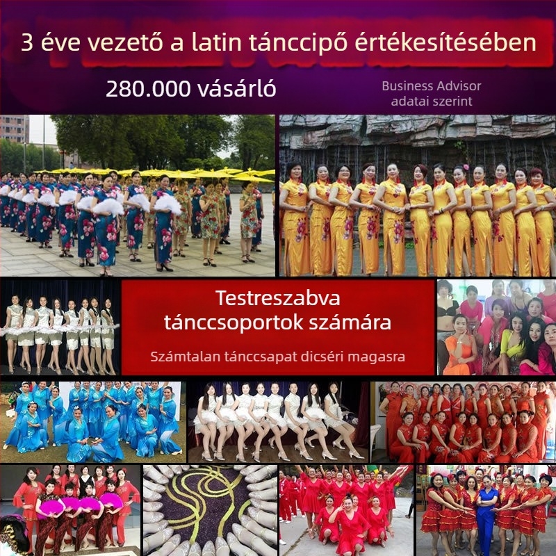 Vegyes tételű latin tánccipők, egyszíjas modern tánccipők, szögletes tánccipők, gumitalpú női cipők, egy generációnyi haj