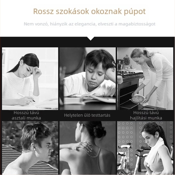 Határokon átnyúló, népszerű hátkorrekciós öv, testtartás-korrekciós öv púpos felnőtteknek, lélegző testtartás-korrekciós eszköz