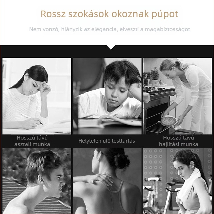 Határokon átnyúló, népszerű hátkorrekciós öv, testtartás-korrekciós öv púpos felnőtteknek, lélegző testtartás-korrekciós eszköz