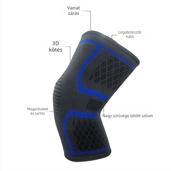 Nyomáspántos térdvédő Kosárlabda Futás Fitnesz Lovaglás Kötött Sport Térdvédő Sűrített Lélegző