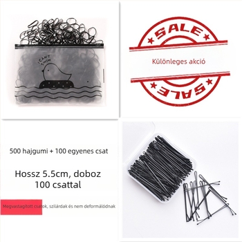 200 fekete, spray-festékkel festett hullámcsat, acélcsat, hajcsat, frufrucsat, uniszex hajkiegészítő, japán és koreai stílusban