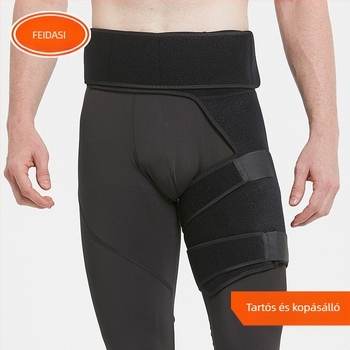 Gyárilag közvetlen sport combvédő kültéri hegymászáshoz kosárlabdázáshoz futáshoz strapabíró csípő légáteresztő, állítható lábszárvédő