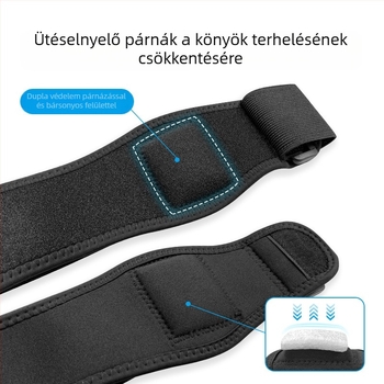 Kosárlabda sport kompressziós könyökízület állítható tekercses könyökvédő kültéri tollaslabda fitneszfelszerelések