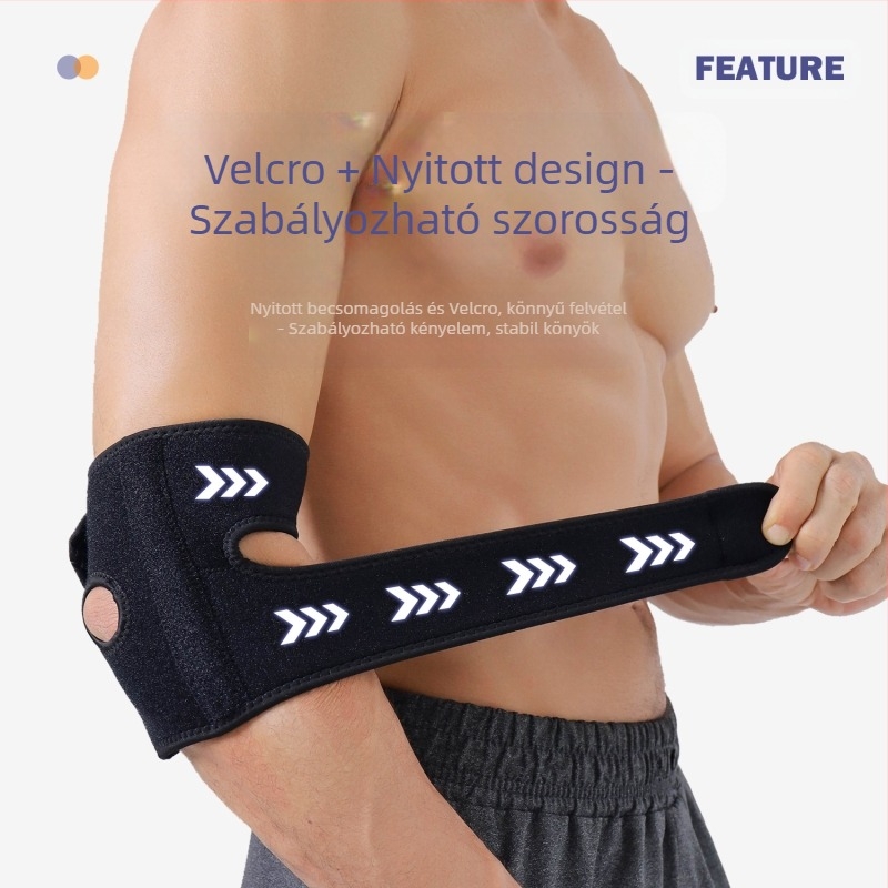 Kültéri sportok fitnesz labda edzés futás állítható fix kényelmes lélegző ütéselnyelő könyökvédő nagykereskedelem