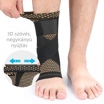 Pántos nyomás alatti bokavédő Nejlon kötött rugalmas bokavédő Kosárlabda futás Hegymászás Nyomás alatti fix bokavédő