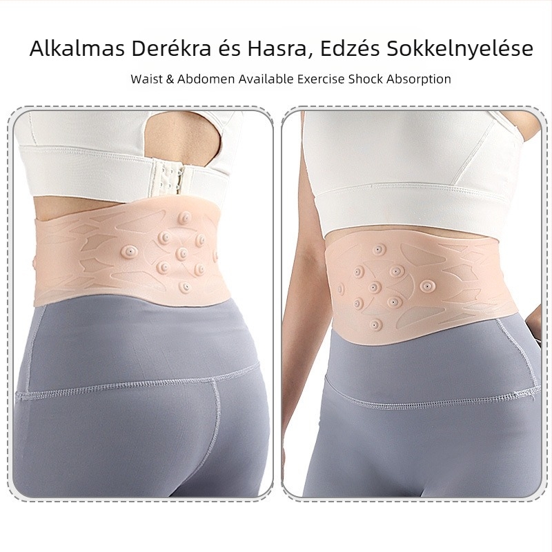 SEBS mágneses derékvédő futó kerékpáros sport nyomás alatt álló mágneses ütéselnyelő öv puha illeszkedésű fitneszvédő