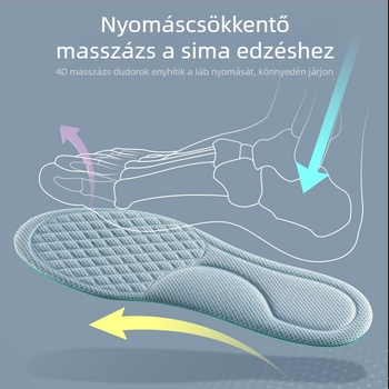 Mugwort dezodor és szagtalan talpbetét masszázs Izzadságelnyelő Puha és kényelmes Férfi és női izzadó lábak Lélegző és száraz sportcipők Csizmák