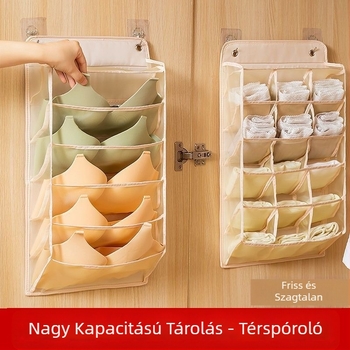 Függőlegesen tároló, ingyenesen tárolható ruhásszekrény, falra szerelhető alsónemű, hálótermi mellkasi zokni, perforált tárolódoboz, tárolózsák