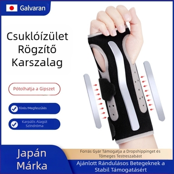 Galvaran csukló rándulás ínhüvely fájdalom rögzítő törés védőfelszerelés rehabilitáció férfi és női kesztyű ízületi ortézis