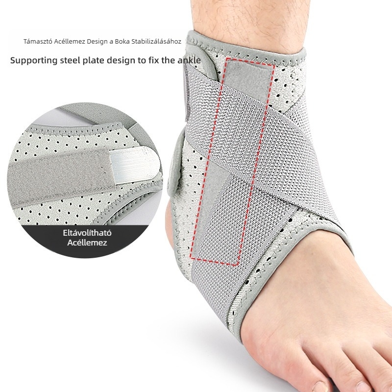 Sportnyomásos bokavédő Kültéri lovaglás Kosárlabda Tollaslabda Pánt Dupla nyomású Fix Tartóvédő