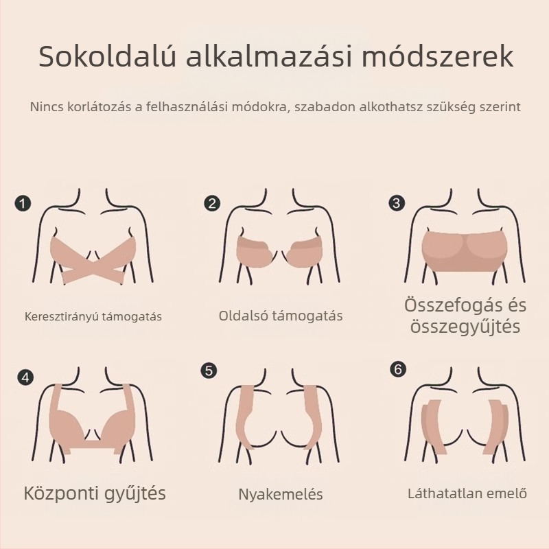 Mellkasi matricaszalag Kis mellkas emelés Női nagy mellkas Kis megereszkedésgátló nyári kis mellkas push-up mellkasi kötés rugalmas anyagból