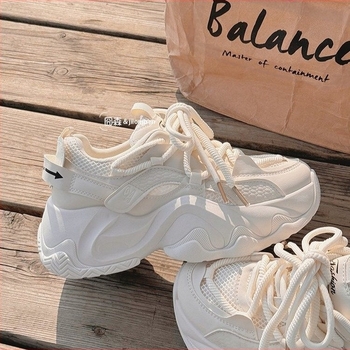 2024 tavaszi és nyári új hálós cipő női lélegző Torre cipő női vastag talpú fehér cipő sportcipő nagykereskedelem AliExpress