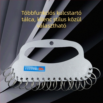 Vastag fém kulcstartó kulcstartó tárolójelölés kulcstábla osztályozáskezelő kulcstartó csat kulcskártya zsinór