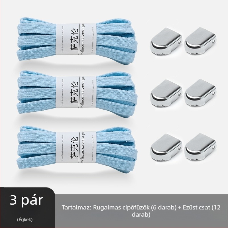 Kötésmentes, lusta cipőfűző műtárgy férfi és női kis fehér cipők gyermek laza, kötél nélküli, fekete-fehér lapos cipőfűző kötélcsattal