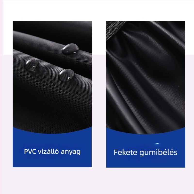 Esőálló cipőhuzatok férfiaknak és nőknek, csúszásmentes szilikon vízálló kültéri magas csövű PVC vastagított kopásálló középcsöves cipőhuzatok nagykereskedelemben fényvisszaverő