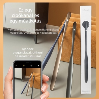 Meghosszabbított mágneses cipőkanál a hajlás nélküli cipőviseléshez, cipőemelő idősek és terhes nők számára, határokon átnyúló, csúcskategóriás műanyag cipőszedő és cipőkanál