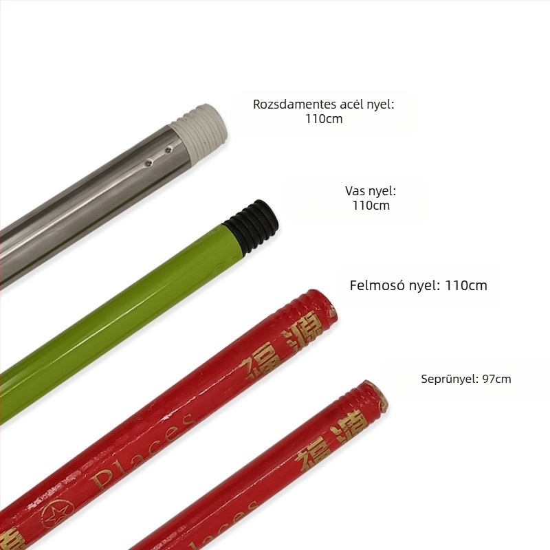 Spirál fa rúdseprű új, tömör fa nyéllel, 96 cm-es fa hosszú nyéllel, egyetlen hosszú tiao seprű háztartási gyári iskola