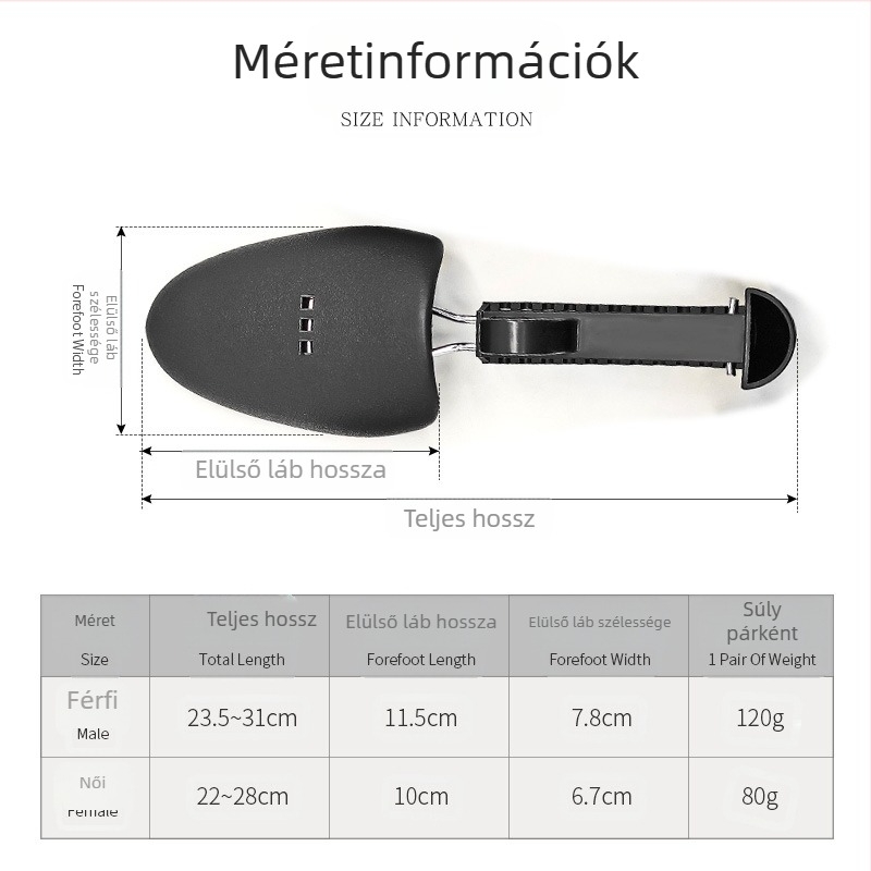 Műanyag állítható cipőnyújtó Műanyag cipőnyújtó gyártó Férfi és női műanyag állítható cipőnyújtó Műanyag állítható cipőnyújtó
