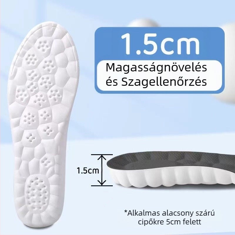 Lépj rá az ürülékre, fokozott talpbetét férfi szuper puha ütéscsillapító talpbetét fokozott női sport légpárnás dezodoráló légáteresztő nagykereskedelem
