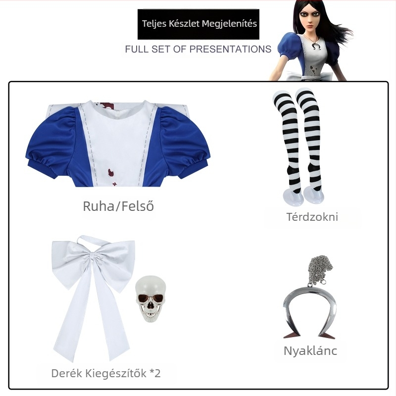 Külkereskedelem, határokon átnyúló amerikai tévésorozat, Alice őrült visszatérése, cosplay ruházat, Alice, szobalány, udvari jelmez, cosplay