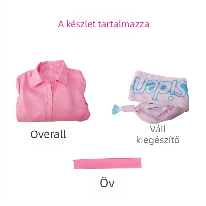 2023-as film Barbie Cosplay öltöny valós verzió ruha harisnyanadrág cosplay halloweeni szerepjáték