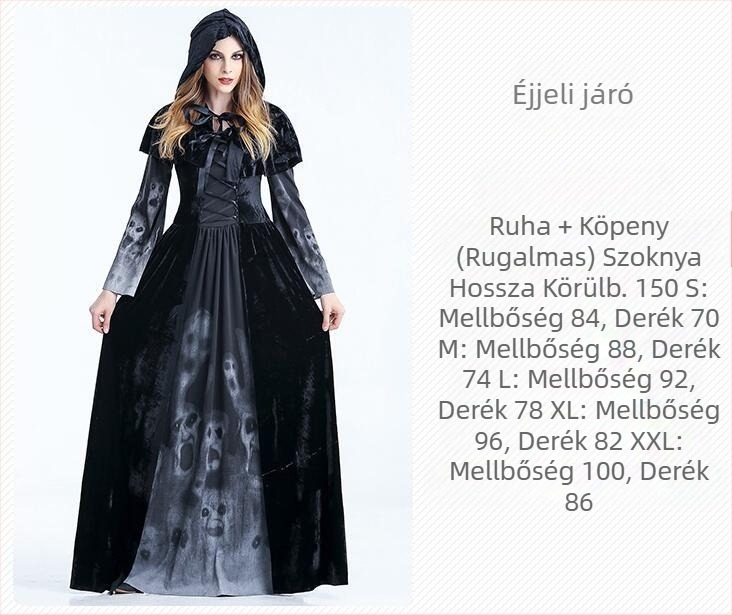 Halloween jelmez, mert öltöny, vámpír, boszorkány, ördög, jelmez, vámpír, cosplay, jelmez, ruha