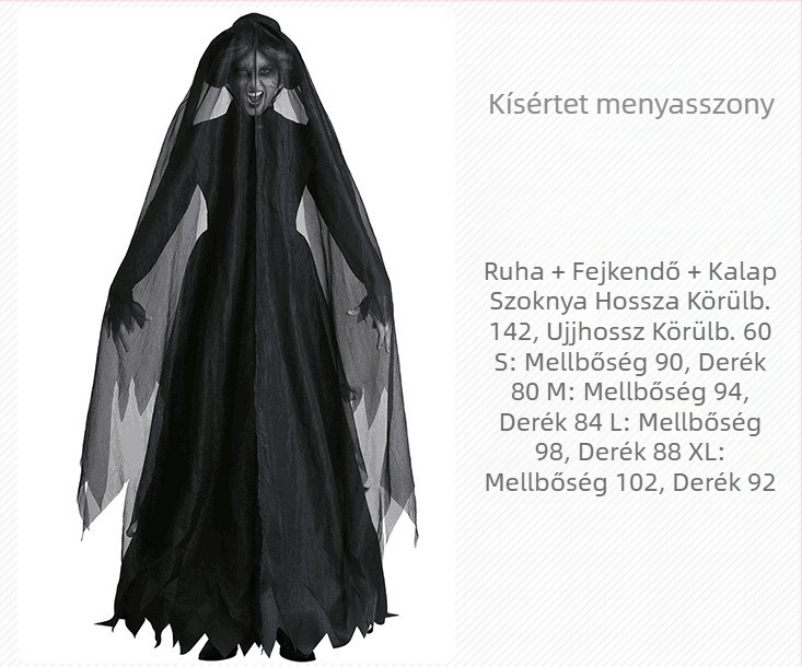 Halloween jelmez, mert öltöny, vámpír, boszorkány, ördög, jelmez, vámpír, cosplay, jelmez, ruha