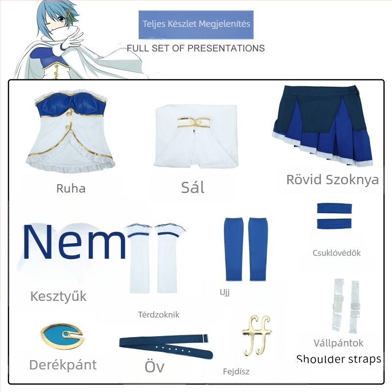 Meishu Shayexiang Cosplay Jelmez Varázslány Kis Kerek Karnevál Ruha (Kétdimenziós Animációs)