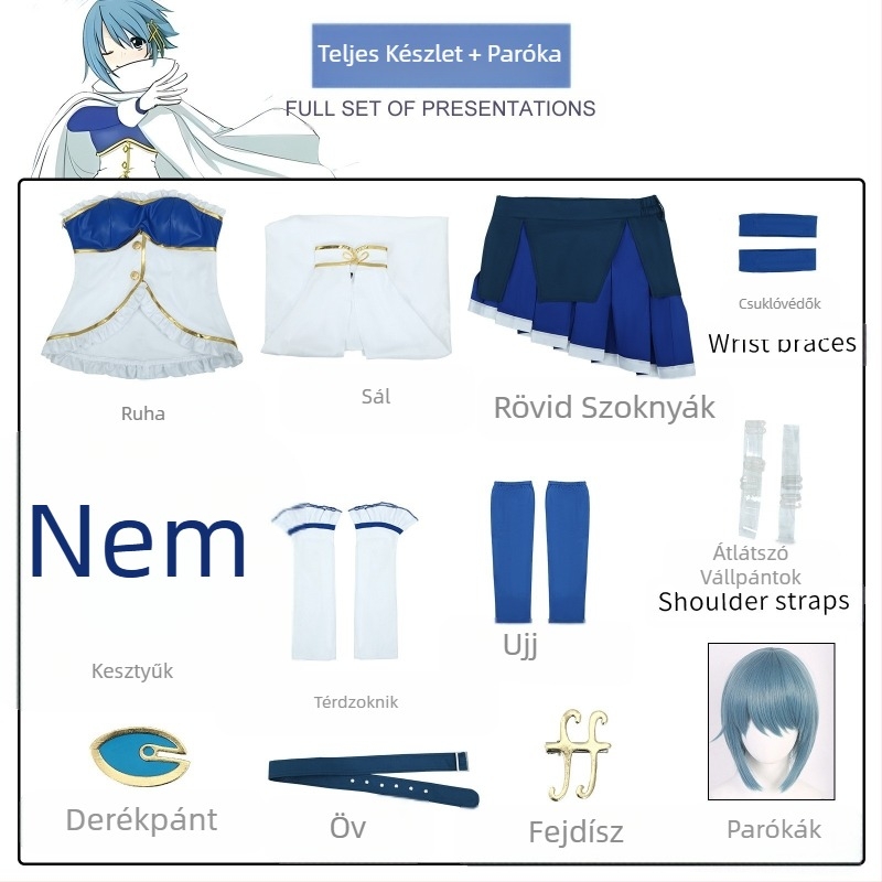Meishu Shayexiang Cosplay Jelmez Varázslány Kis Kerek Karnevál Ruha (Kétdimenziós Animációs)