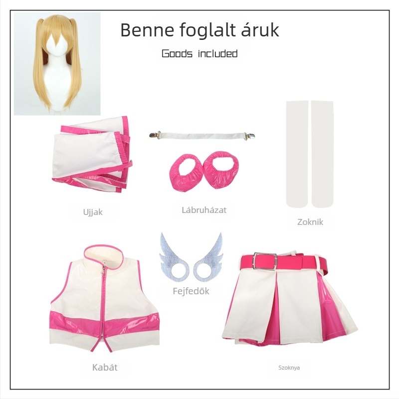 A 2,5 dimenziós kísértés cosplay Narancssárga szépségvirág Li Tian Nai Lili Sha cos Ruházat Lány öltöny Második dimenziós nő