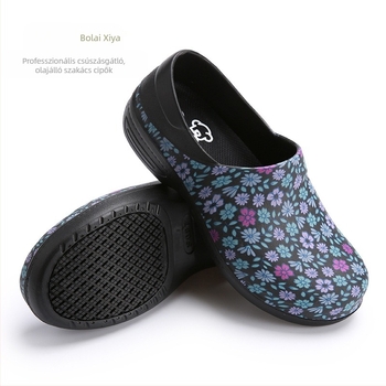 Könnyű, puha szakácscipő, csúszásgátló cipő, munkacipő, olajálló, vízálló, kopásálló konyhai cipő, munkavédelmi cipő férfiaknak és nőknek 087