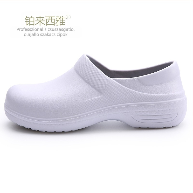 Könnyű, puha szakácscipő, csúszásgátló cipő, munkacipő, olajálló, vízálló, kopásálló konyhai cipő, munkavédelmi cipő férfiaknak és nőknek 087