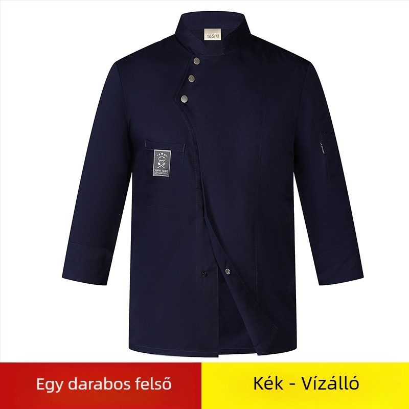 Vendéglátás Sütőipari Szakács Munkaruha Férfi Hosszú Ujjú Őszi Szállodai Konyhai Öltöny Vastagított Ruhák Menza Női Extra Nagy