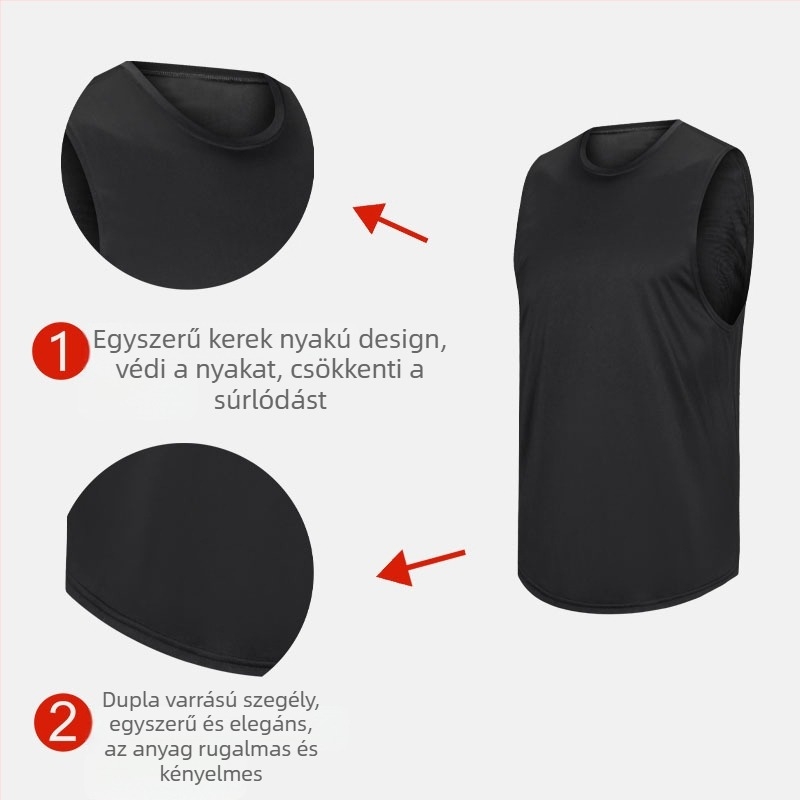 Maratoni futó sportmellény, férfi nyári, gyorsan száradó, nagy méretű fitnesz mellény, laza mellény, Európa és Amerika