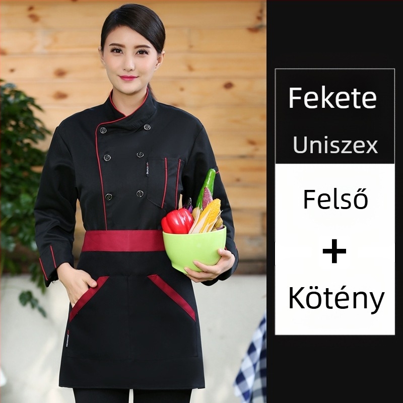 Catering szakácsruházat Rövid ujjú férfi és női éttermi étterem szállodai konyhai szakács munkaruha nyári nyári ruhák
