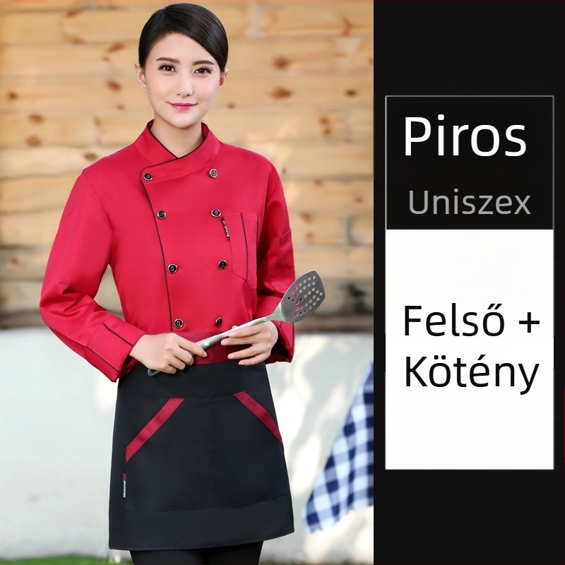 Catering szakácsruházat Rövid ujjú férfi és női éttermi étterem szállodai konyhai szakács munkaruha nyári nyári ruhák