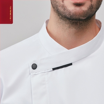 Catering szakács munkaruha férfi háromnegyedes ujjú nyári szállodai étterem nyugati étterem hátsó konyhai szett