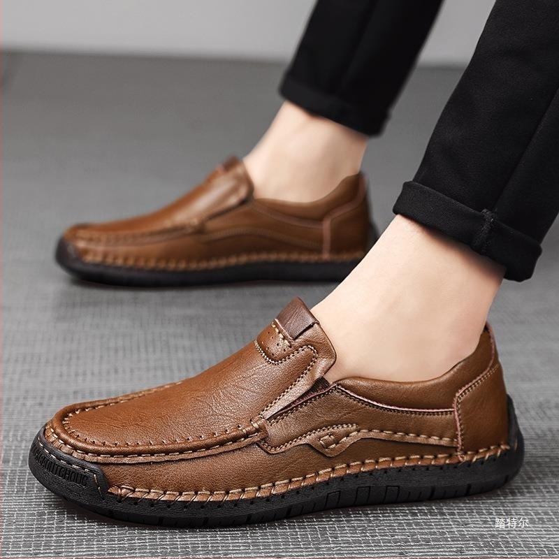 Az AliExpress határokon átnyúló külkereskedelmet kíván nagy méretű, kézzel varrott alkalmi cipők, egylépcsős férfi cipők, egylábas cipők, férfi bőrcipők