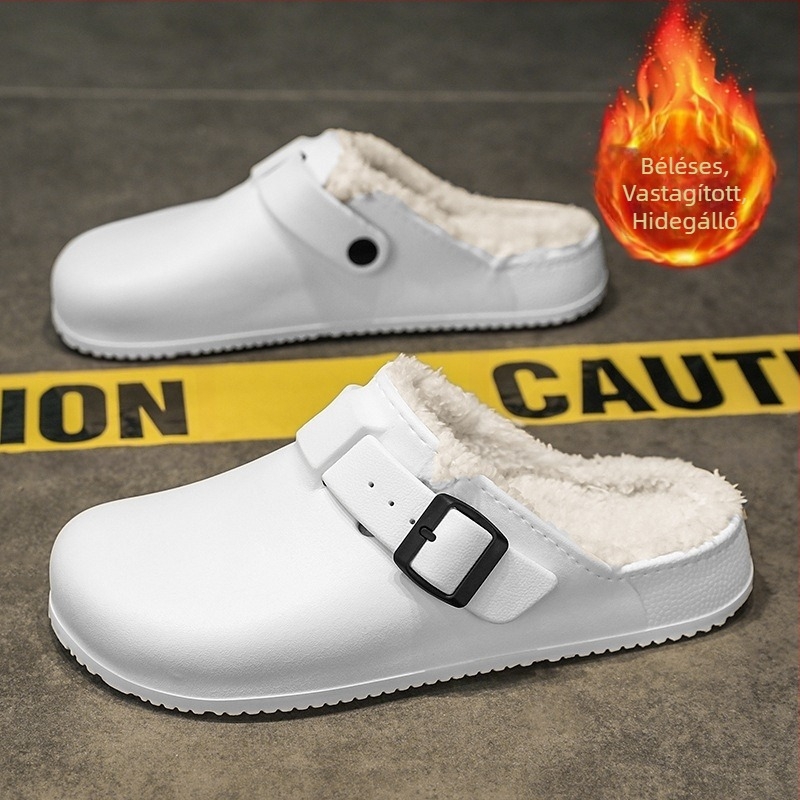 Külkereskedelmi pamut papucsok Férfi téli meleg beltéri férfi Birkenth Baotou otthoni pamut papucsok háztartási egyszerű gyapjú papucsok