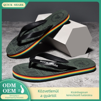 Férfi papucsok, strandpapucsok, kültéri papucsok, férfi nyári viselet, csúszásgátlós férfi csatos papucsok, férfi luxus papucsok