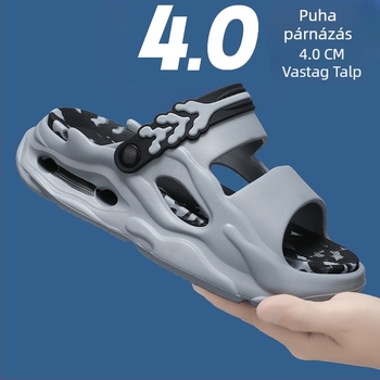 Páros nyári 5.0-ás kényelmes hétköznapi szandálok divatos, mindenhez illő, strandcipő, csúszásgátló, plus size papucsok