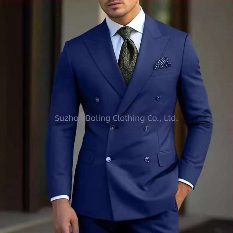 Új Amazon férfi öltöny, alkalmi üzleti öltöny, férfi öltöny, vacsorabáli kétrészes ruha