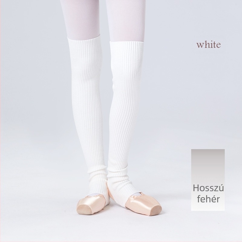 Felnőtt balett tánczokni meleg táncgyakorló zokni szett őszi és téli vastagított kötött hosszú, hidegálló balettvédő