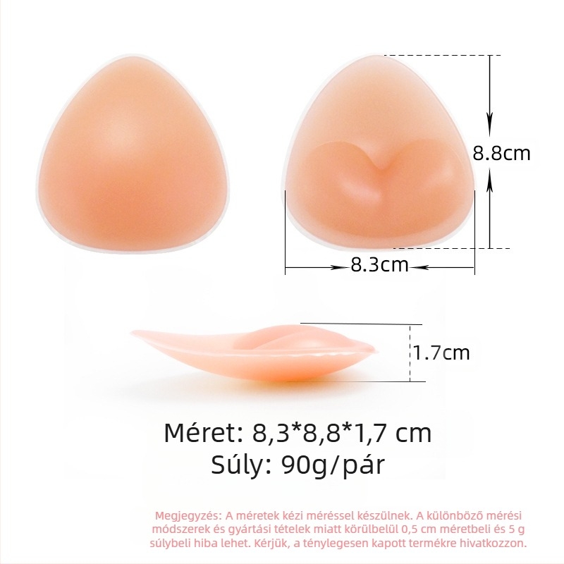 Fürdőruha bikini szilikon mellkasbetét vastagított push-up mellkast feltáró nagy úszómellény kis melltartó női alsónemű párna