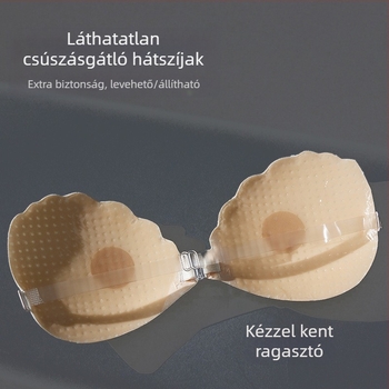 Csipke Kagyló Mellkasi Matrica Női Esküvői Ruhához Push-up Kis Melltartó Vékony Nagy Mellkasú Fehérnemű Nyári Láthatatlan Mell Matrica