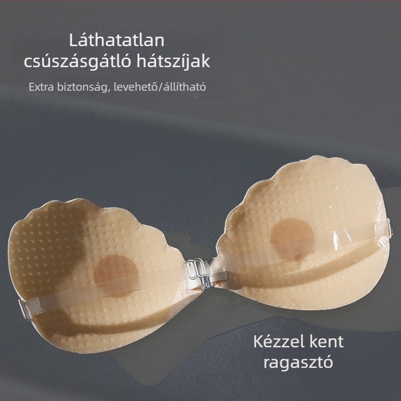 Csipke Kagyló Mellkasi Matrica Női Esküvői Ruhához Push-up Kis Melltartó Vékony Nagy Mellkasú Fehérnemű Nyári Láthatatlan Mell Matrica