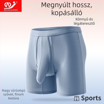 Férfi alsónemű, golyóstekerésű, nyári sport rövidnadrág, kényelmes, lélegző, boxeralsó, derékrészi nadrág, boxeralsó fejpánttal