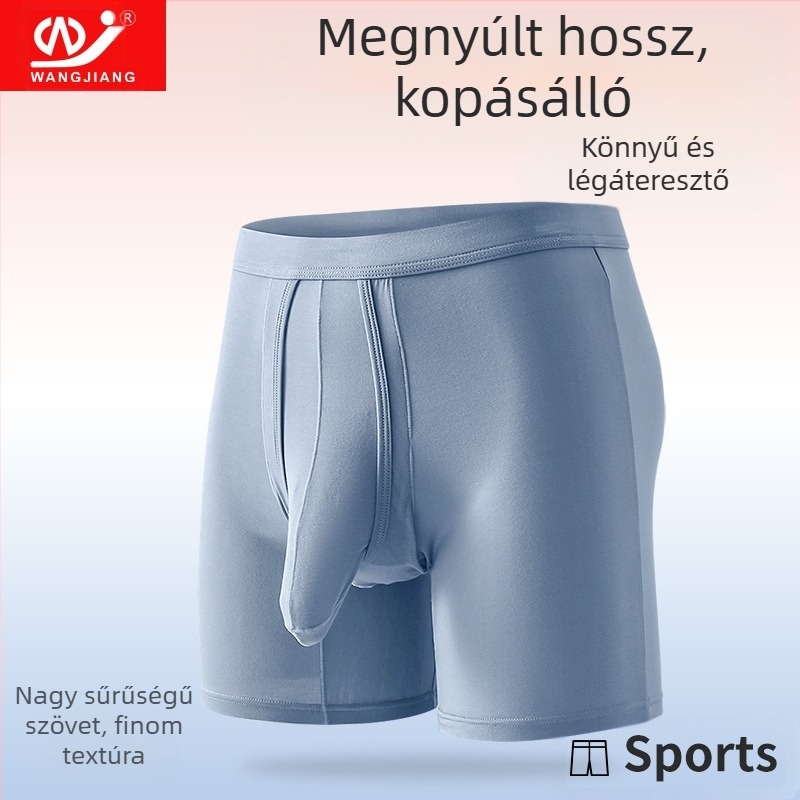 Férfi alsónemű, golyóstekerésű, nyári sport rövidnadrág, kényelmes, lélegző, boxeralsó, derékrészi nadrág, boxeralsó fejpánttal